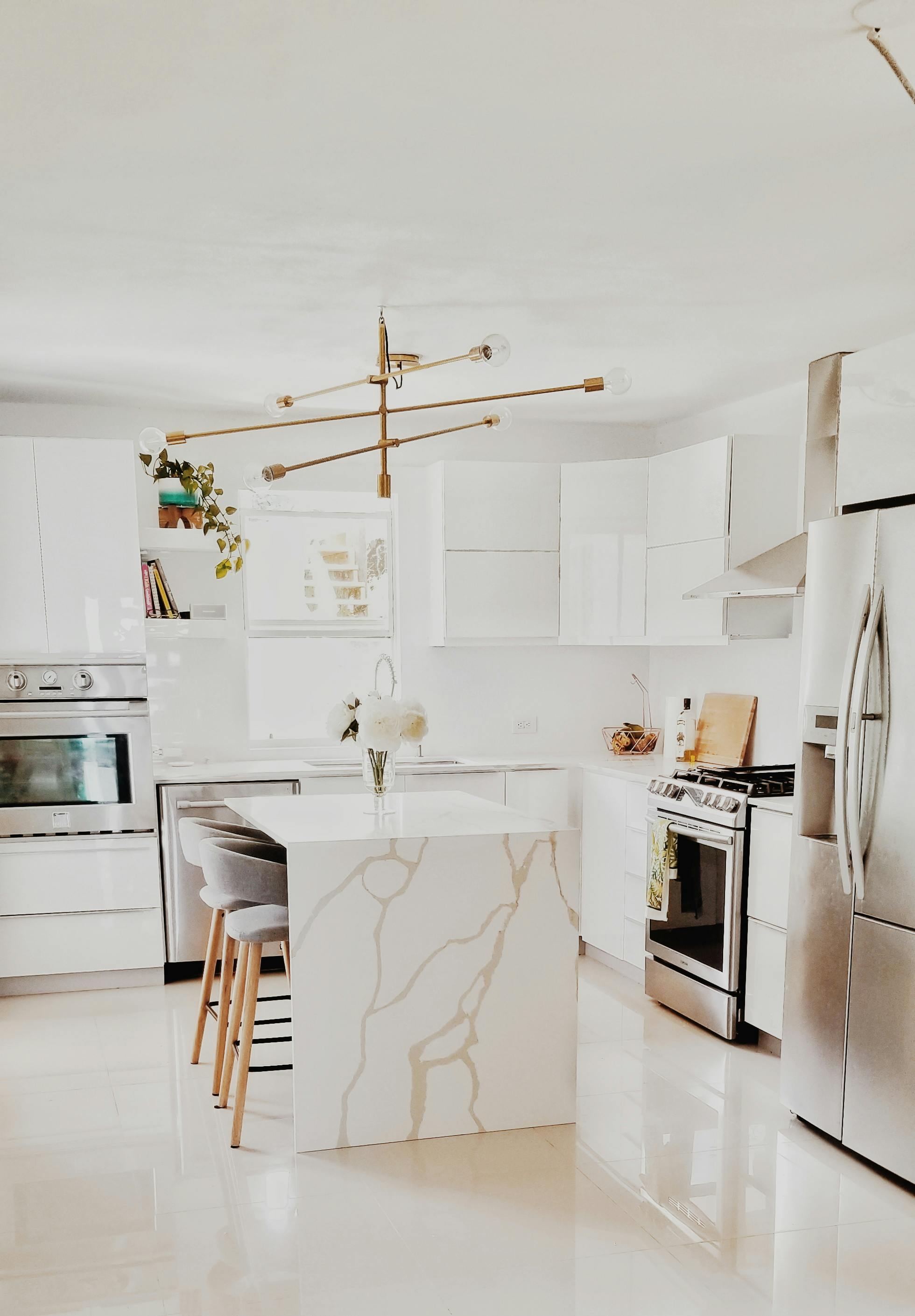 Custom floating bathroom vanity Toronto with vessel sink marble countertop and modern hardware
